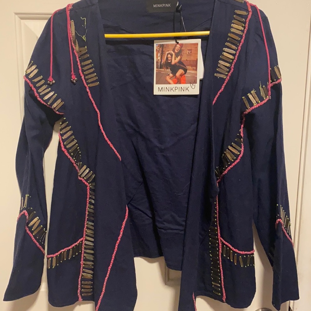 Mink pink cardigan